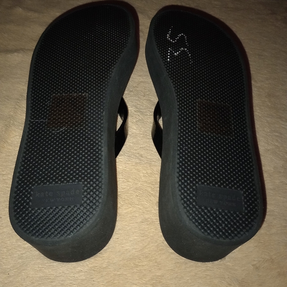 Kate Spade New York Poppy Flower wedge sandals women Size 9 - Picture 5 of 10